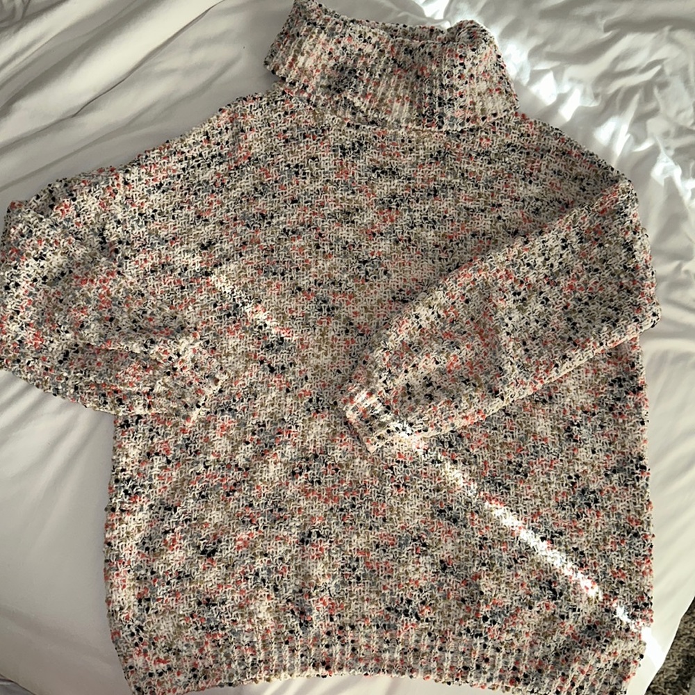 Cozy knit turtleneck sweater